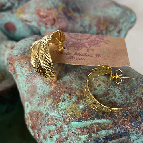 Aros hojas argollas