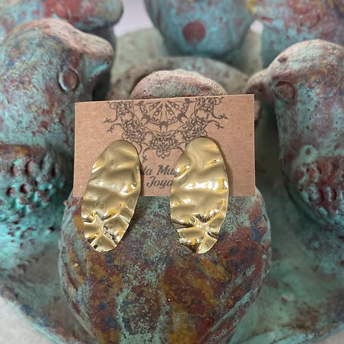 Aros ovalados achurados